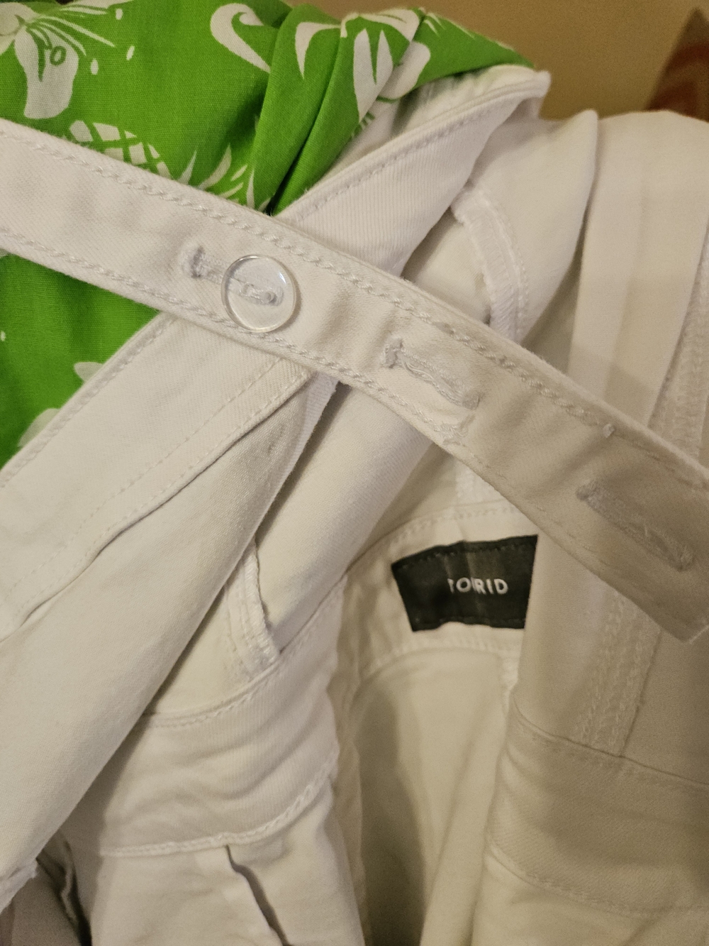 Torrid White Denim Jumpsuit - Picture 3 of 6
